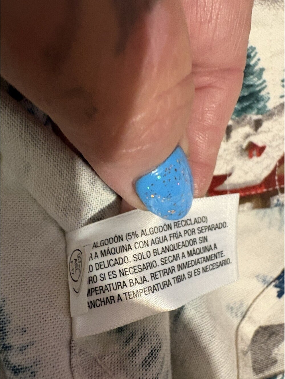 Goodfellow & Co Button Up Shirt Festive Winter Ski Lodge Mountain Landscape MED - Picture 9 of 10